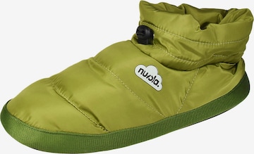 Nuvola. Hausschuh 'Boot Home Party' in Grün: Vorderseite