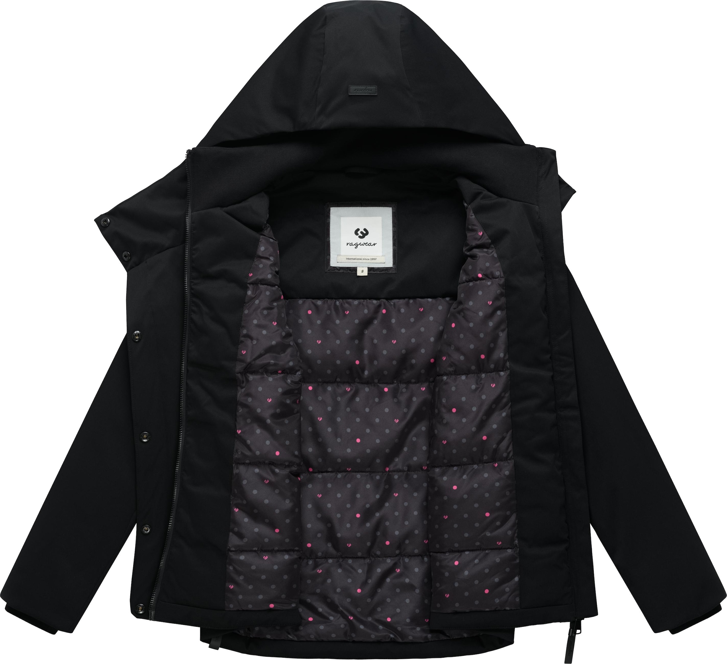 Veste fonctionnelle 'Pavleen Short Y' Ragwear en noir