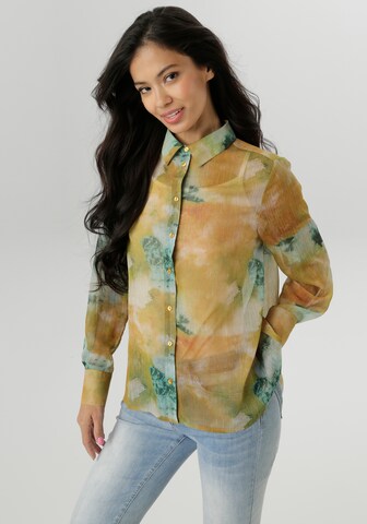 Aniston SELECTED Blouse in Green
