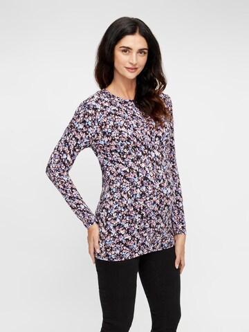 MAMALICIOUS Shirt 'Janine' in Schwarz: Vorderseite
