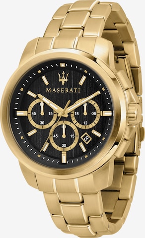 Maserati Uhr in Gold: predná strana