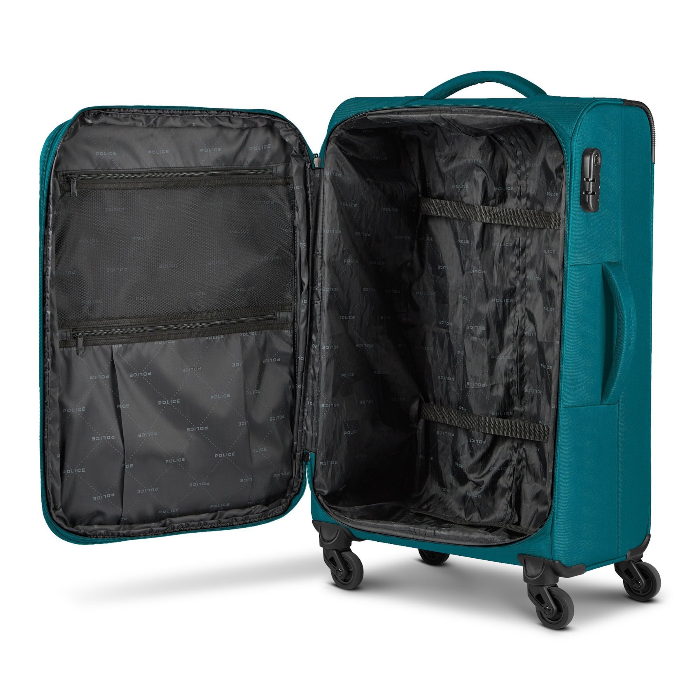 POLICE Suitcase set 'San Francisco' in Blue