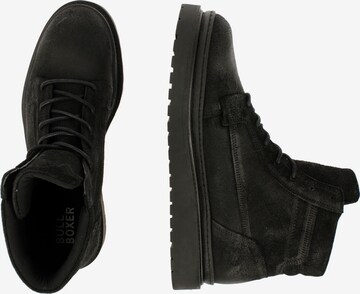 BULLBOXER Lace-Up Boots in Black