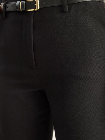 Bianco Lucci Wide leg Broek in Zwart