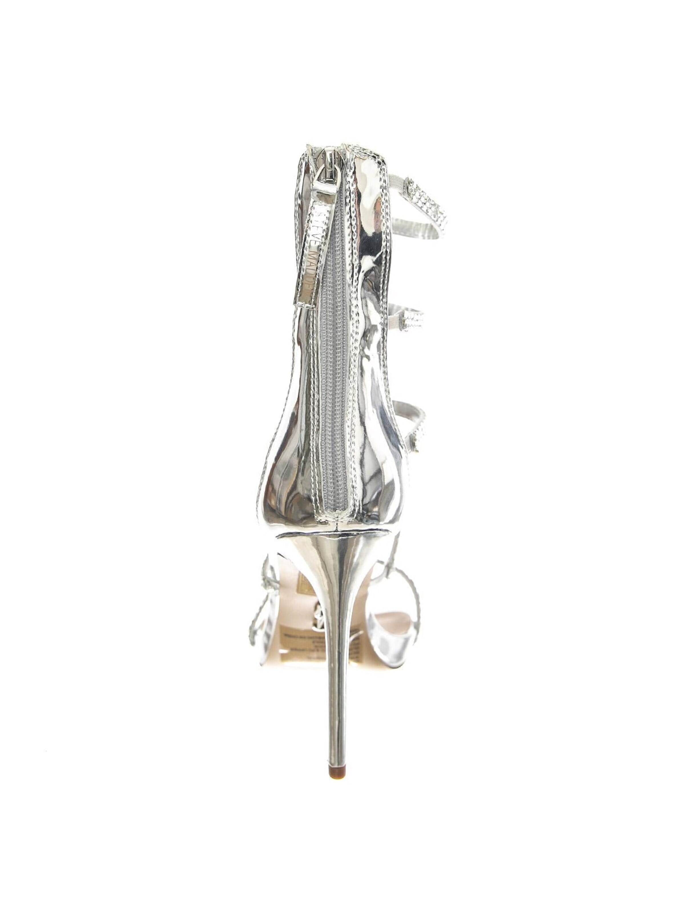 STEVE MADDEN Sandaal 'W' Entrust Silver Sandals' in Zilver
