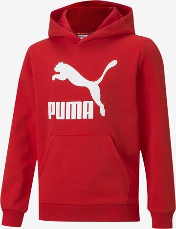 Sweat de sport PUMA en rouge : devant