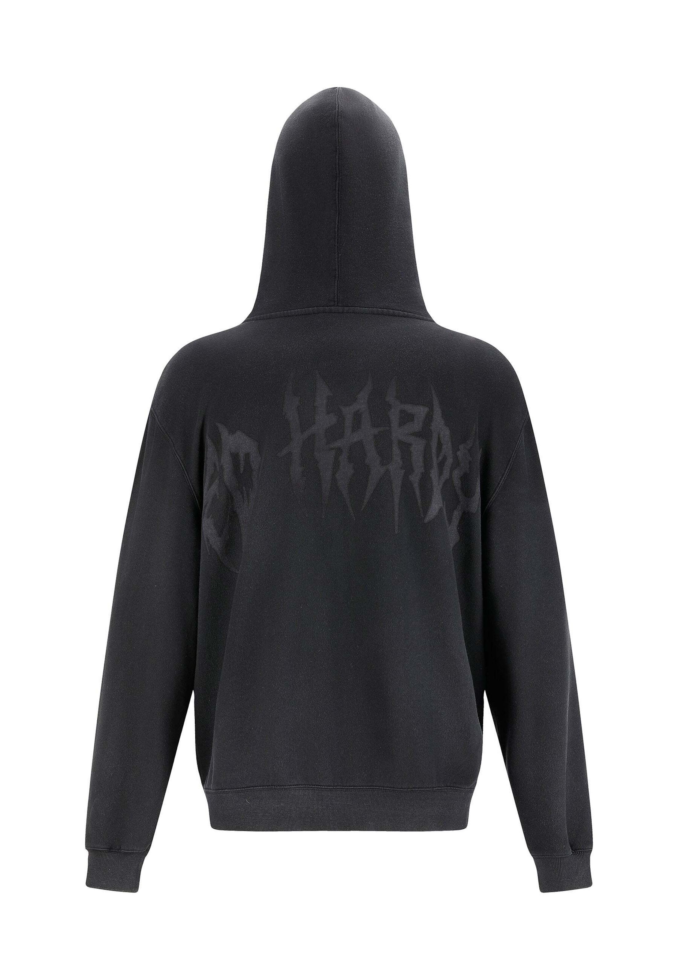 Ed Hardy Tréning dzseki 'Skelett in Säure' - szürke