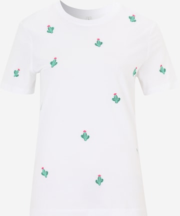 T-shirt 'KETTY' Only Tall en blanc : devant