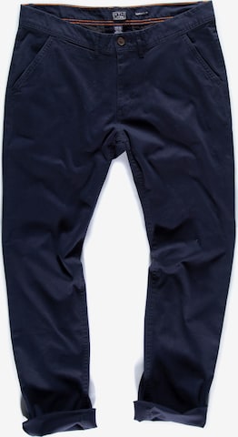 STHUGE Chino in Blauw: voorkant