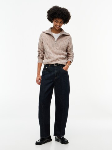TOMMY HILFIGER Pullover in Braun
