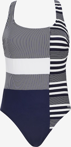 VIVIDT-shirt Jednodijelni kupaći kostim - plava boja: prednji dio