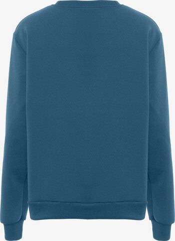 Sweat-shirt MO en bleu