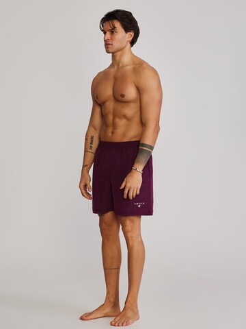 SikSilk Badeshorts in Rot