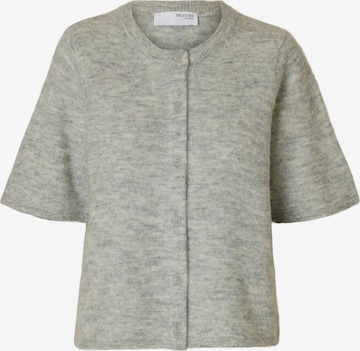 Cardigan 'LULU' SELECTED en gris : devant