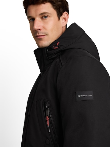 TOM TAILOR - Chaqueta funcional en negro
