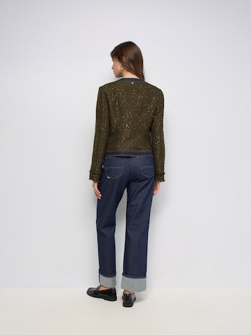 Salsa Jeans Tussenjas in Groen
