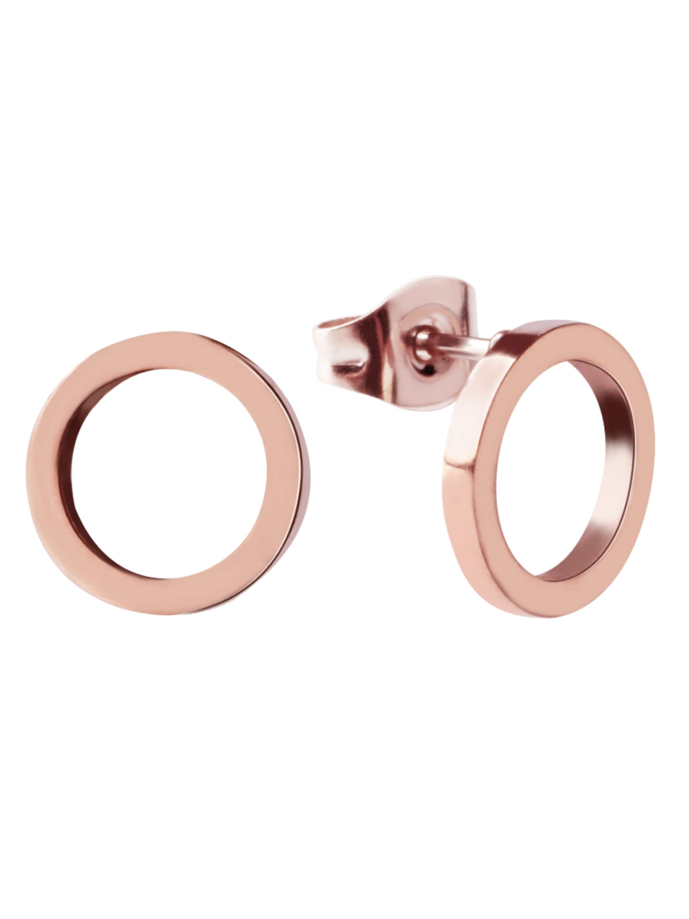 GOOD.designs Ohrstecker in Gold: Vorderseite