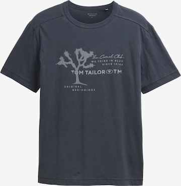 T-Shirt TOM TAILOR en gris : devant