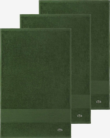 Asciugamano di LACOSTE in verde: frontale
