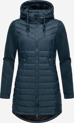 Manteau mi-saison 'Sandrra' Ragwear en bleu : devant