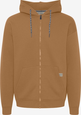 11 Project Zip-Up Hoodie 'Rob' in Brown: front