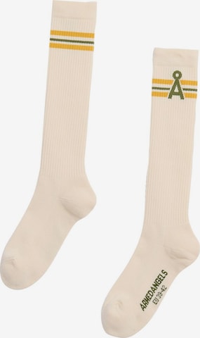 Chaussettes ARMEDANGELS en beige : devant