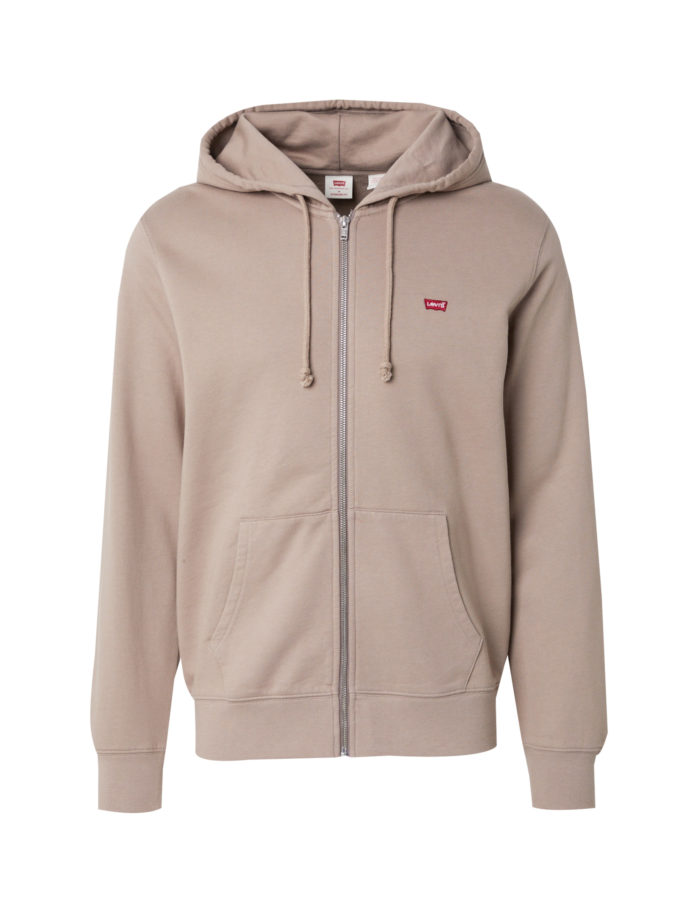 LEVI&#x27;S ® Tepláková bunda &#x27;Housemark Zip Up Hoodie&#x27; - Béžová: predná strana