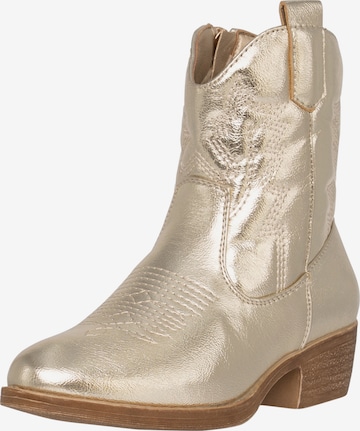 Bottes Salinyang en or : devant