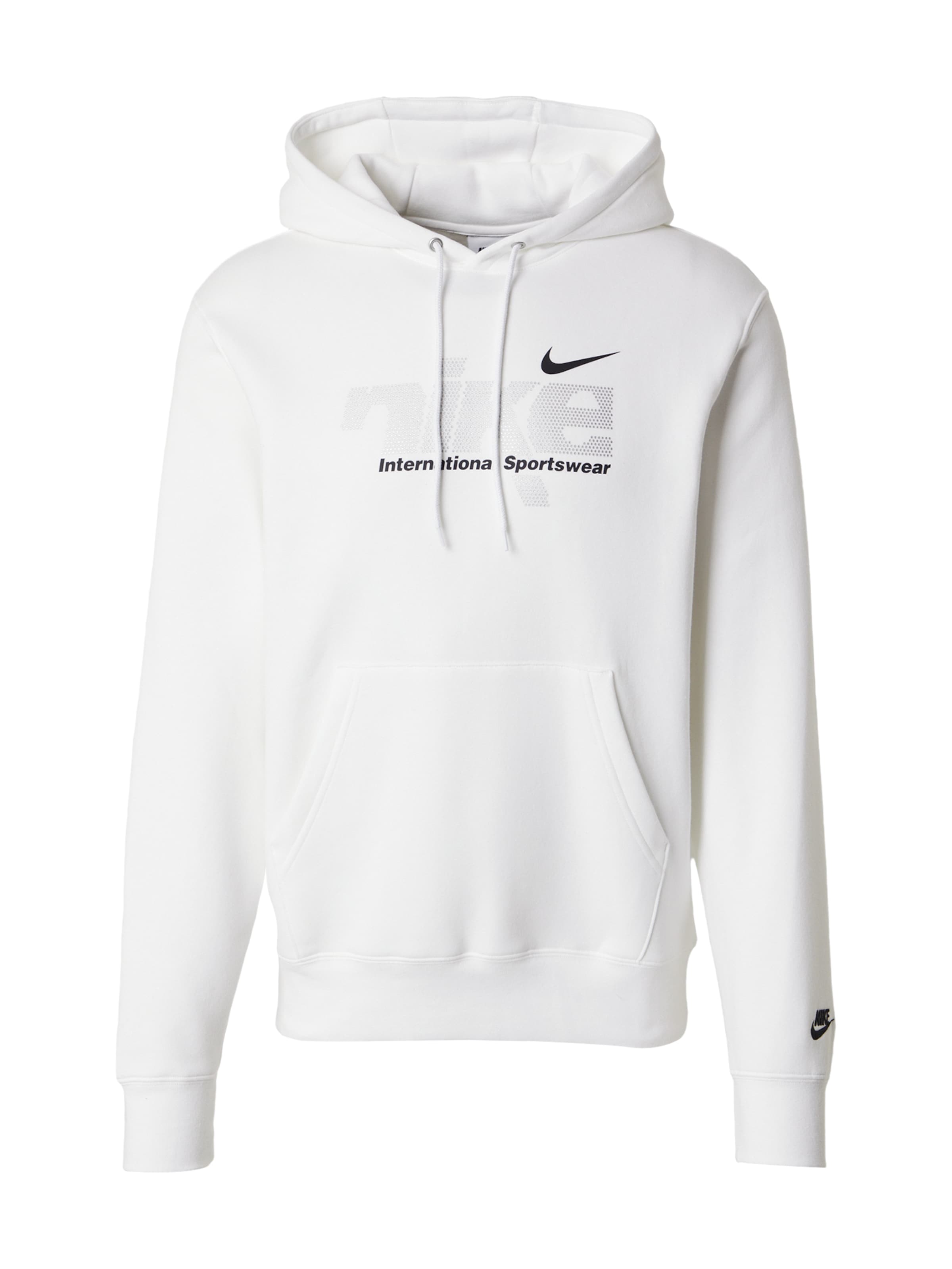 Nike Sportswear Mikina 'CLUB' - Biela: predná strana