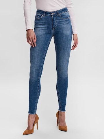 VERO MODA Skinny Jeans 'Peach' i blå: framsida