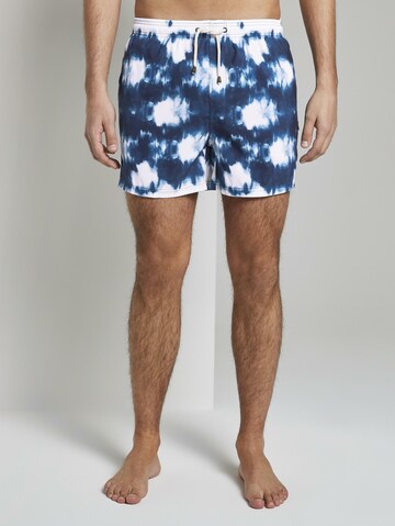 TOM TAILOR Board Shorts 'Marcio' in Blue: front