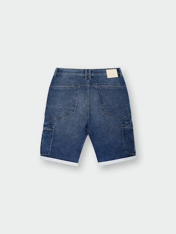 M.O.D MIRACLE OF DENIM regular Cargobukser i blå