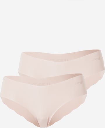 SLOGGI - Cueca 'ZERO Microfibre 2.0 H' em castanho: frente