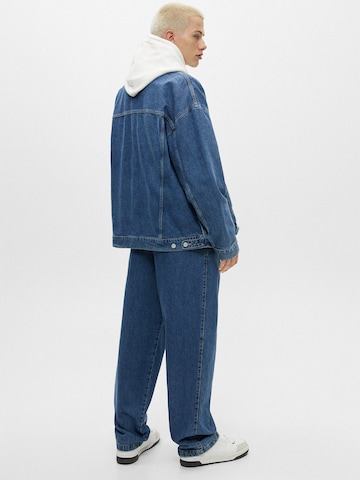 Loosefit Jeans de la Pull&Bear pe albastru