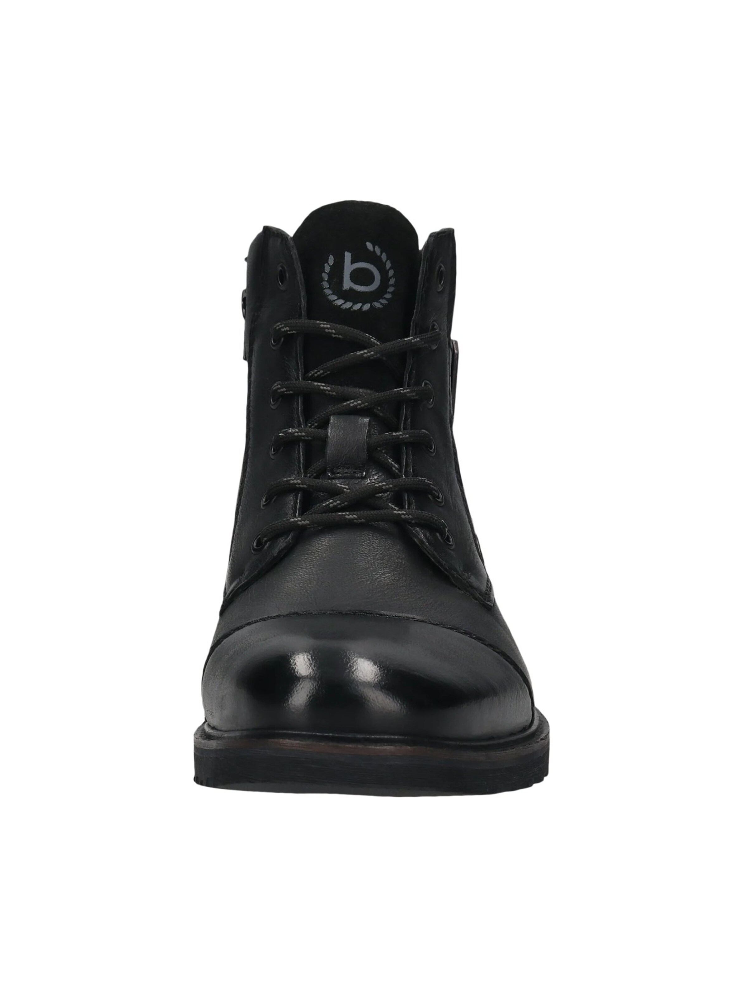 Bottes à lacets bugatti en noir