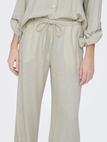 JDY Wide leg Broek 'JDYCaya' in Grijs