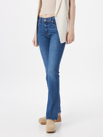 7 for all mankind Bootcut Kavbojke | modra barva: sprednja stran