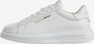 Karl Lagerfeld - Zapatillas deportivas bajas en blanco: frente