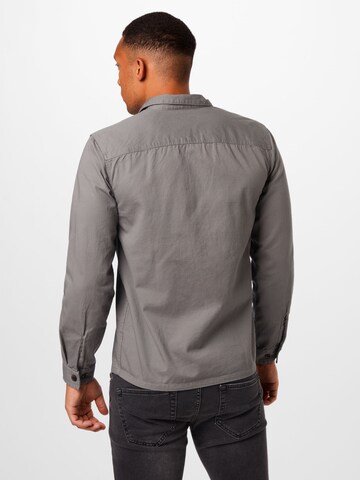 JACK & JONES Regular Fit Hemd 'JORCHORE' in Grau