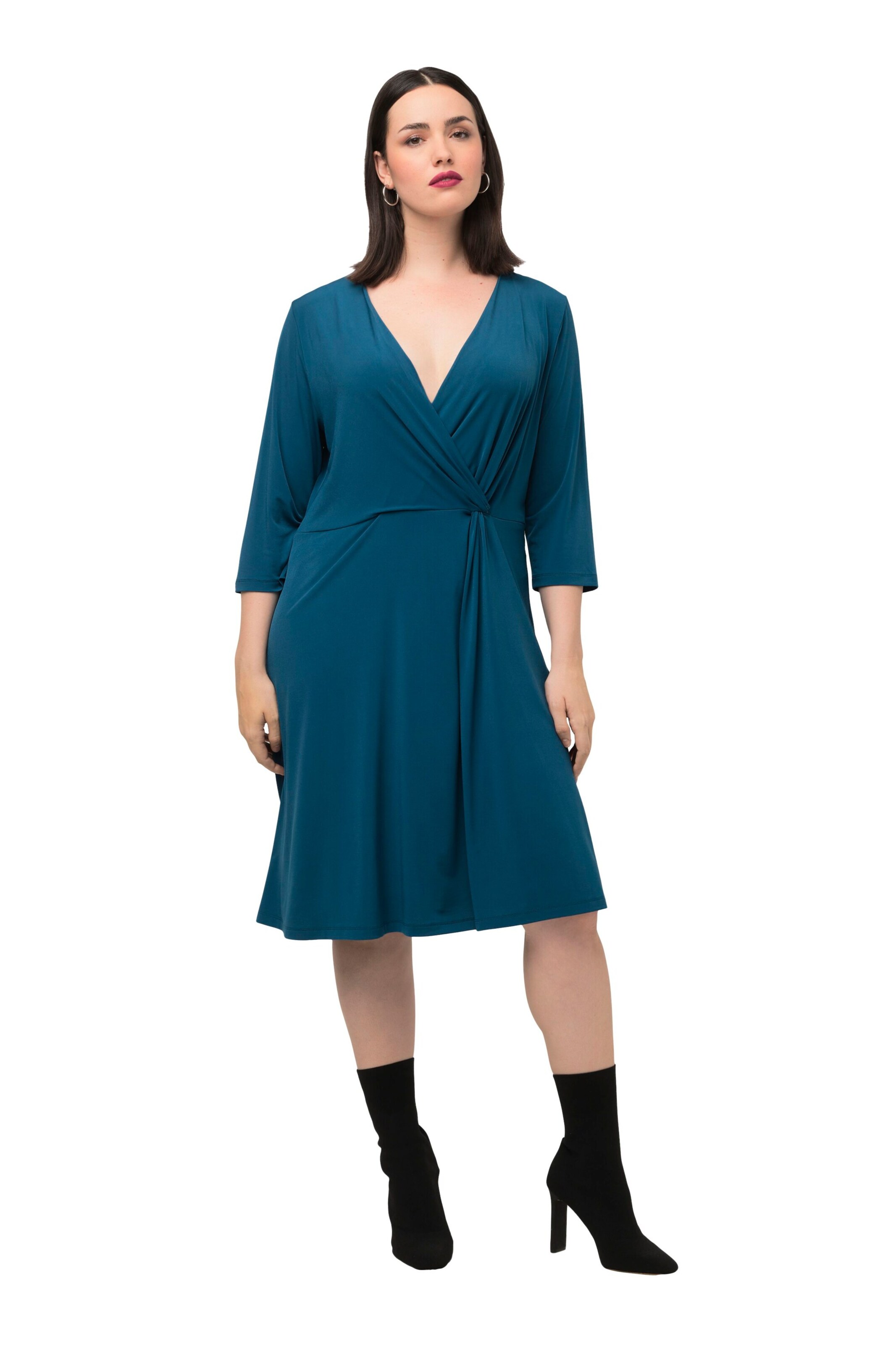 Ulla Popken Kleid in Blau: Vorderseite