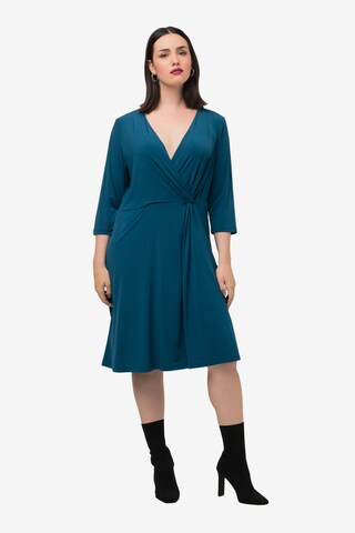 Robe Ulla Popken en bleu : devant