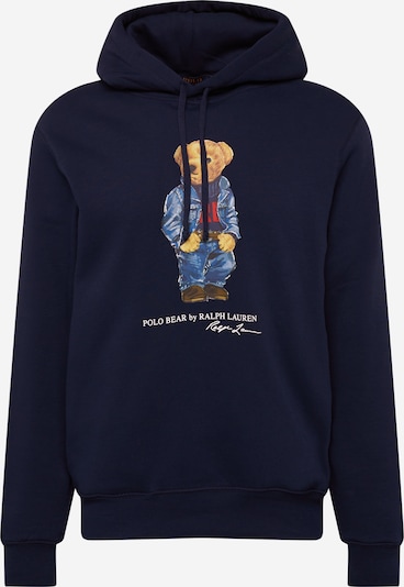Polo Ralph Lauren Mikina - indigo / tmavě modrá / hnědá / bílá, Produkt
