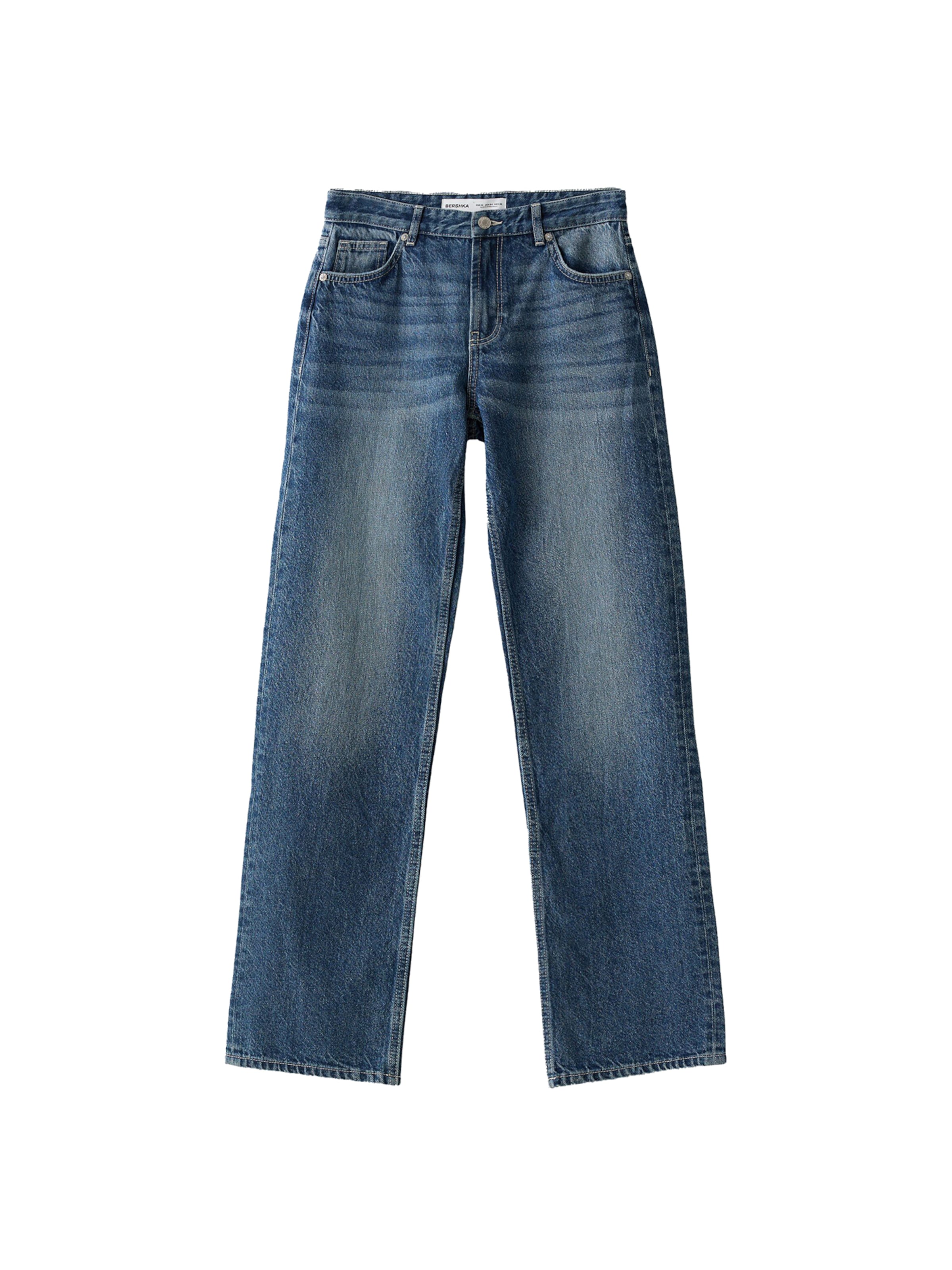 Bershka Дънки в синьо: отпред