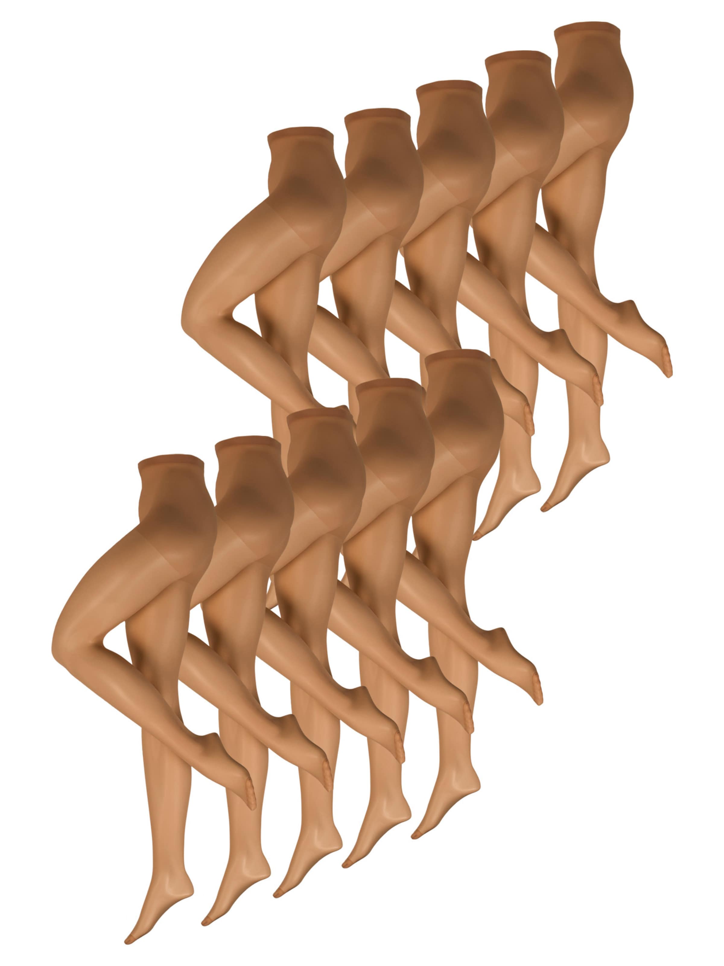 Nur Die Feinstrumpfhose ' Seidenfein 15 DEN ' in Bronze: Vorderseite