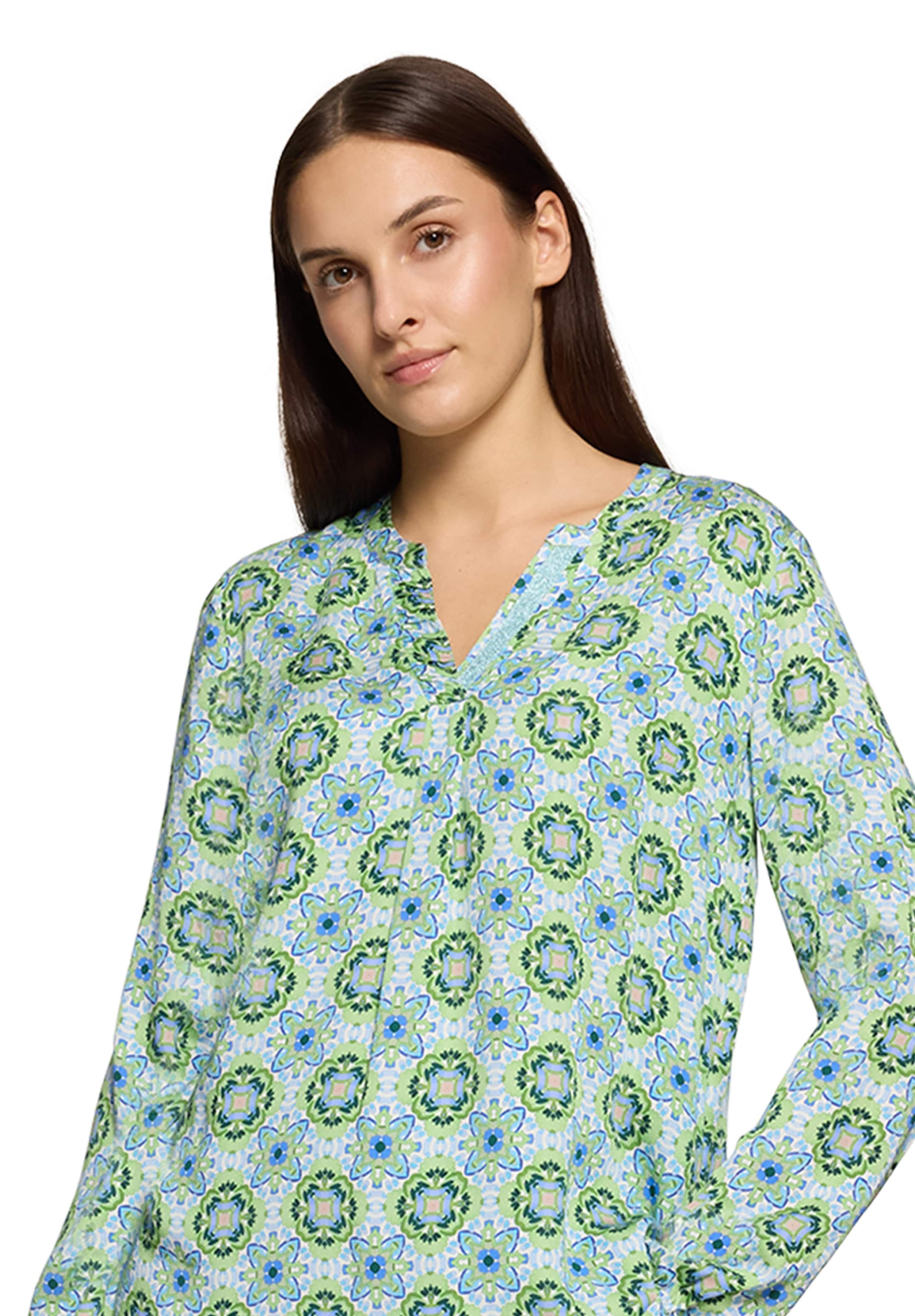Cartoon Blouse in Green