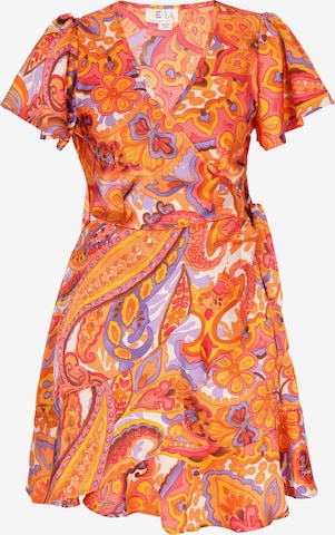 Robe 'Festival' IZIA en orange : devant