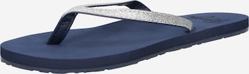 ROXY T-Bar Sandals 'NAPILI II' in Blue: front