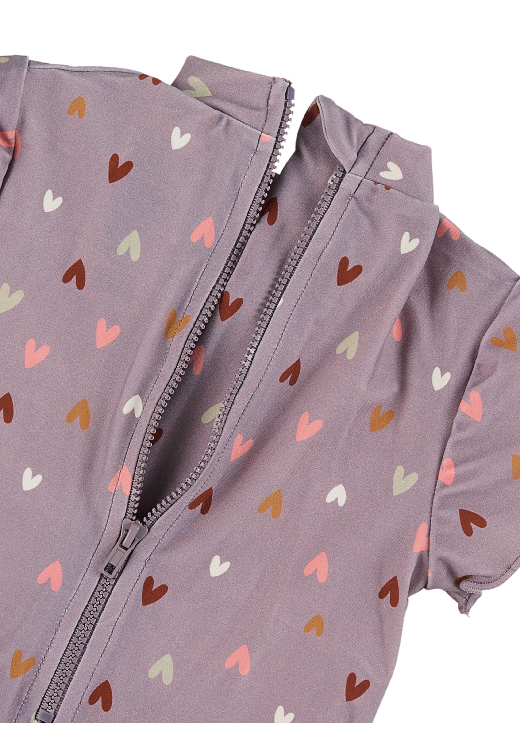 STERNTALER Badeanzug 'Herz' in Lila