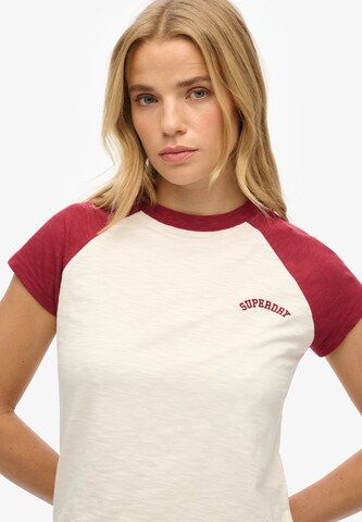 T-shirt 'Essential' Superdry en beige