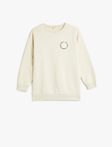 Koton Sweatshirt in Beige: Vorderseite